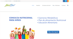 Desktop Screenshot of nutridiet.cl